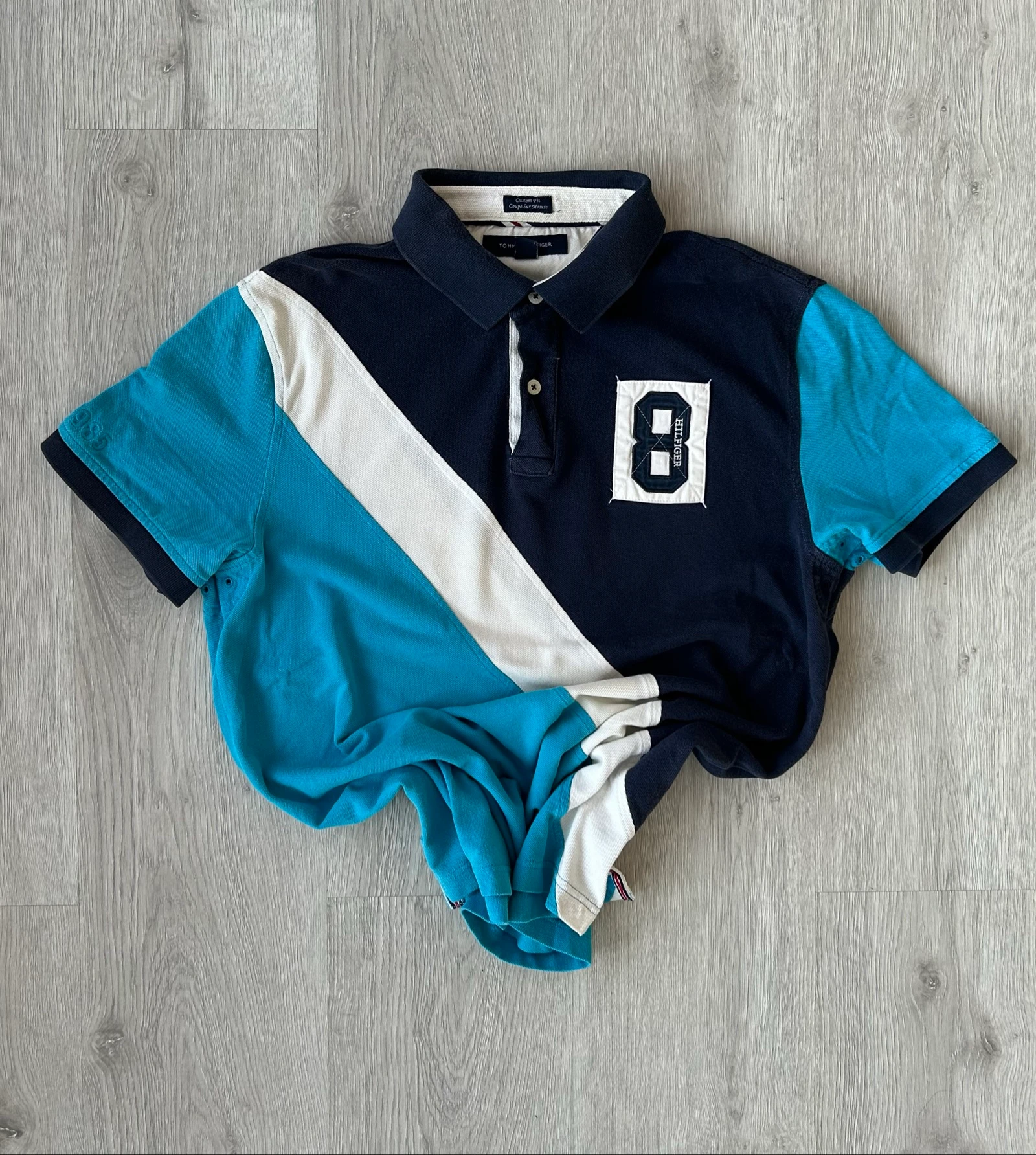 Polo Tommy Hilfiger Custom Fit Vintage Block Color - Talla L – photo 2